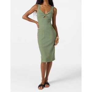 knee length dresses for ladies Devyn Midi Dress L / SEAFOAM main image 1